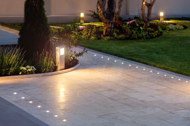 Courtyard Light Installation in Honolulu, HI