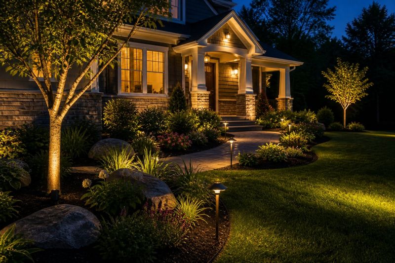 Pond Lighting Installation in Provo, UT