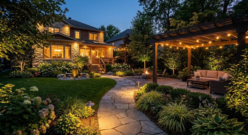 Terrace Lighting Installation in Heber City, UT